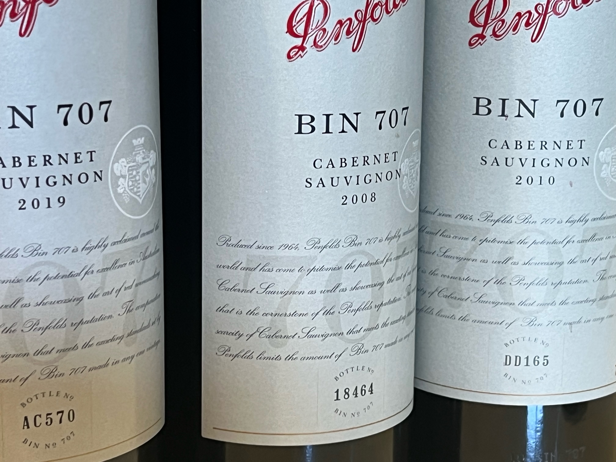 Penfolds legendary Bin 707 Cabernet Sauvignon 1964 to 2022 - Jane Anson ...